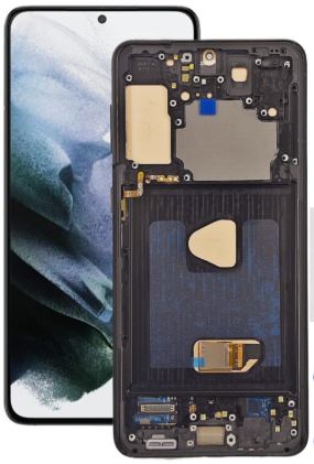 LCD + touch + okvir Samsung Galaxy S21 Plus Phantom Pink ( Skidani )